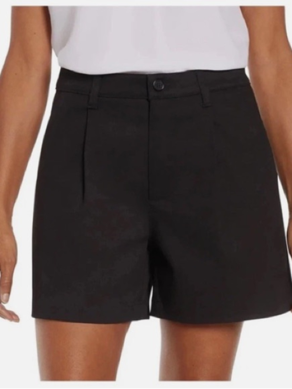 NWT Banana Republic Black High-Waist Tailored Shorts